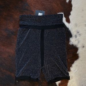 Sparkly biker shorts